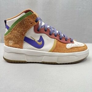 Nike Dunk High Up Setsubun Womens Size 8.5 Shoes Multicolor Suede Lifestlye‎